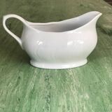 Large vintage porcelain gravy boat