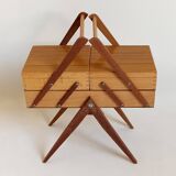 Little worker with compass feet from the 1960s Height 41 cm
