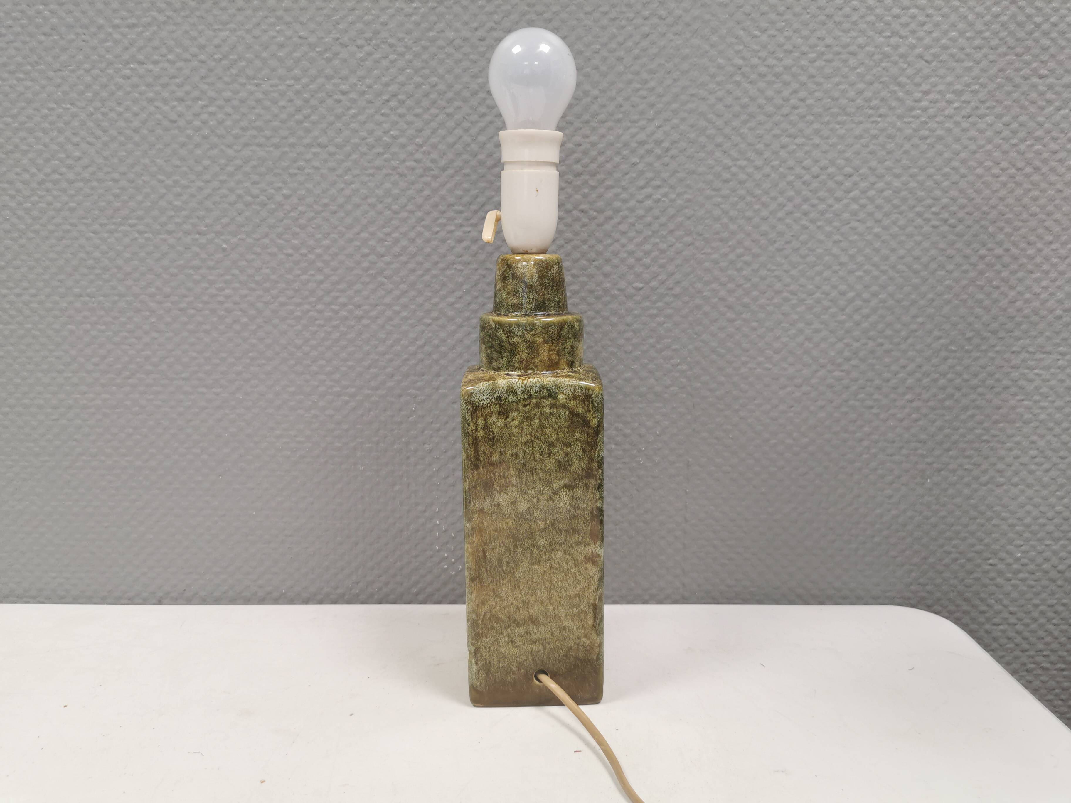 Danish table lamp in ceramic, estimated 1980s