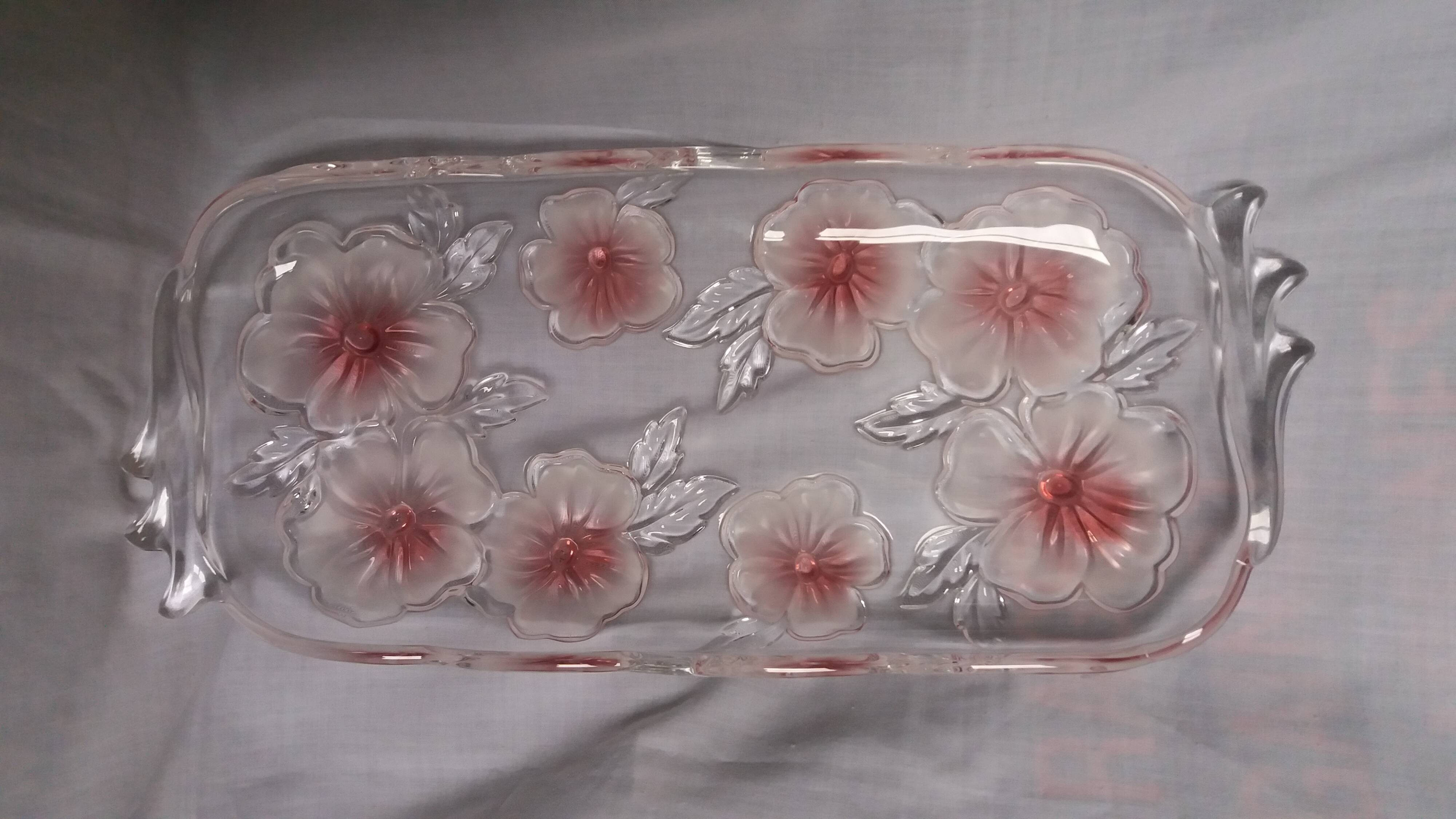 Walther-Glas flower fancies cake dish