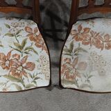 Pair of Chairs in Red Cherry, by Colombo Sanguineti, Italy – 1950