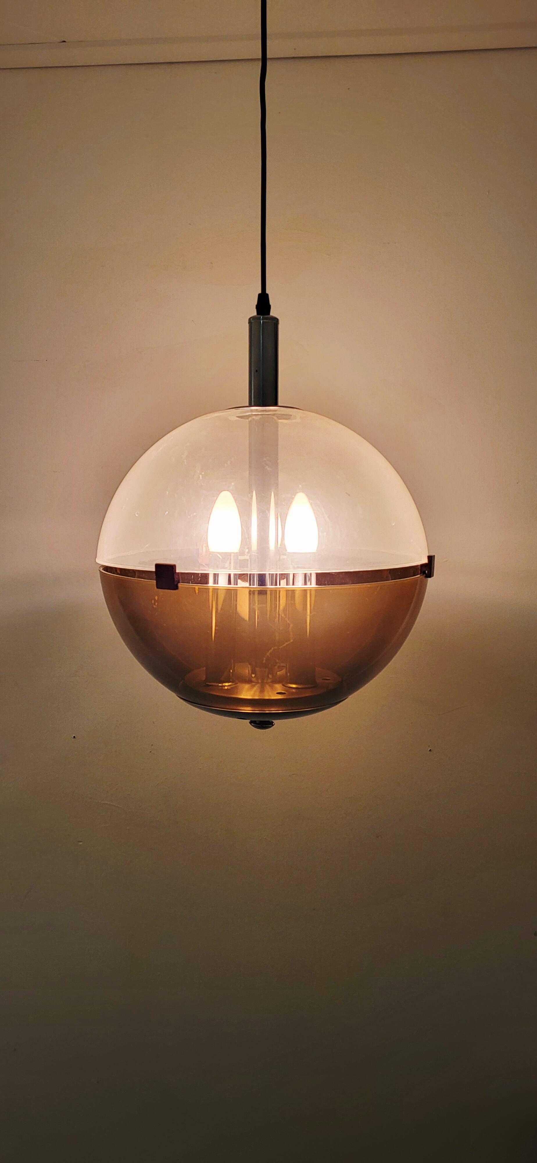 Space age ball pendant