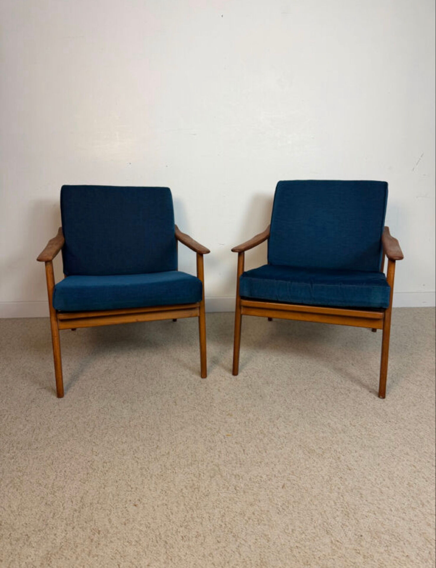 Pair of Scandinavian style armchairs