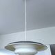 Pair of large bauhaus pendant lights from the 1930s