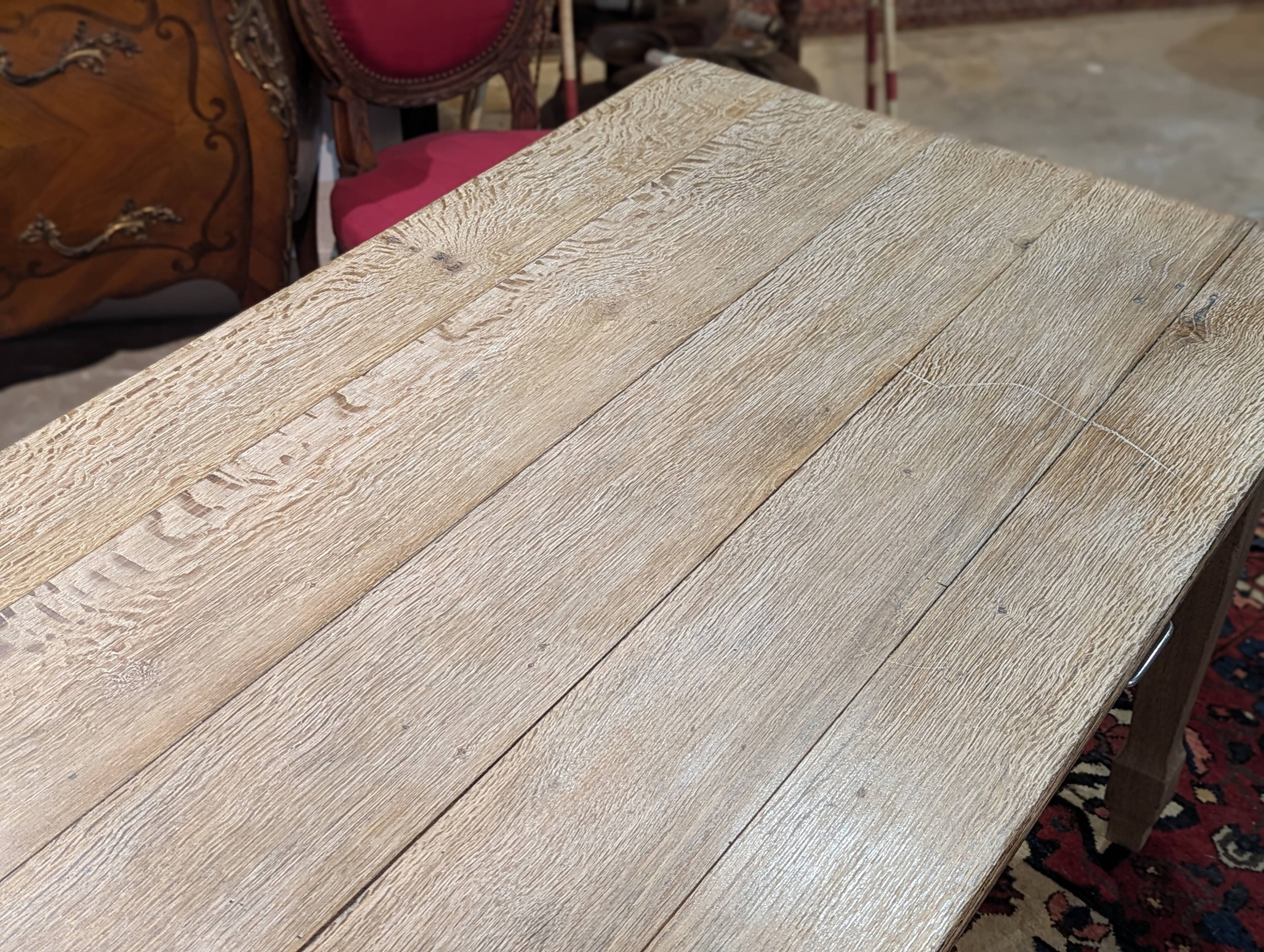 Oak farm table