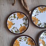 Set 6 assiettes dessert Boch Paradisio 1966