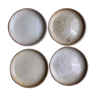 Lot of four sandstone plates
