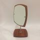 Scandinavian teak freestanding mirror