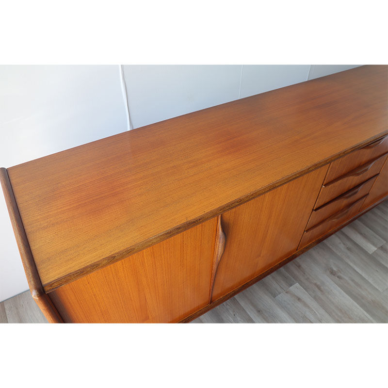 Scandinavian teak row circa 1960