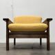 Vintage brutalist lounge chair set, 1960s