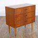 Vintage Scandinavian teak commode from the 1960s.