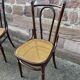 Pair of Viennese bistro chairs Fischel Nr 56 bentwood