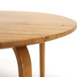 Scandinavian elm coffee table, Sweden, 1940