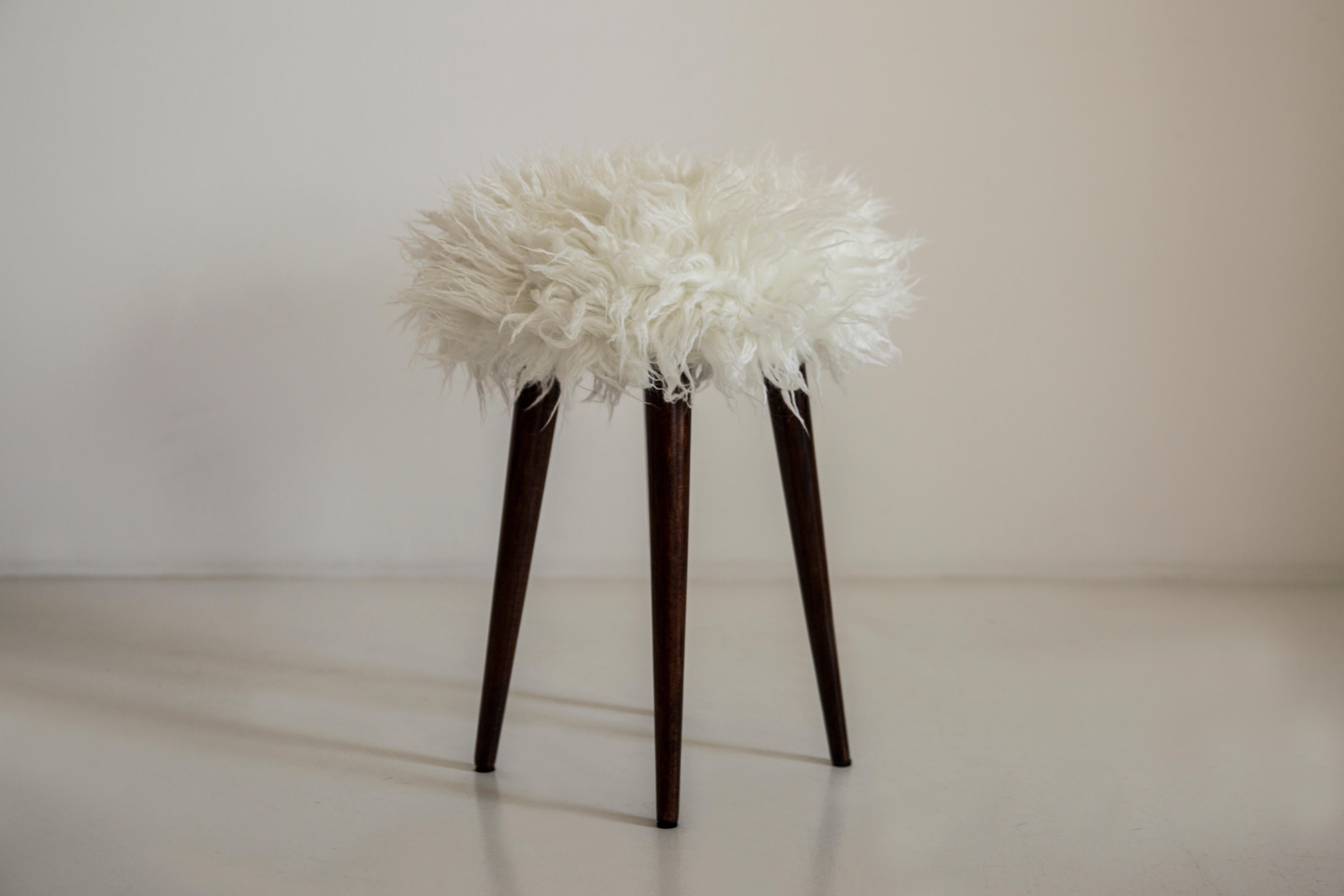 Alpaga stool, mid-century modern style, Europe, 1960s