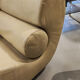 Armchair and footrest Comgule Roche Bobois leather