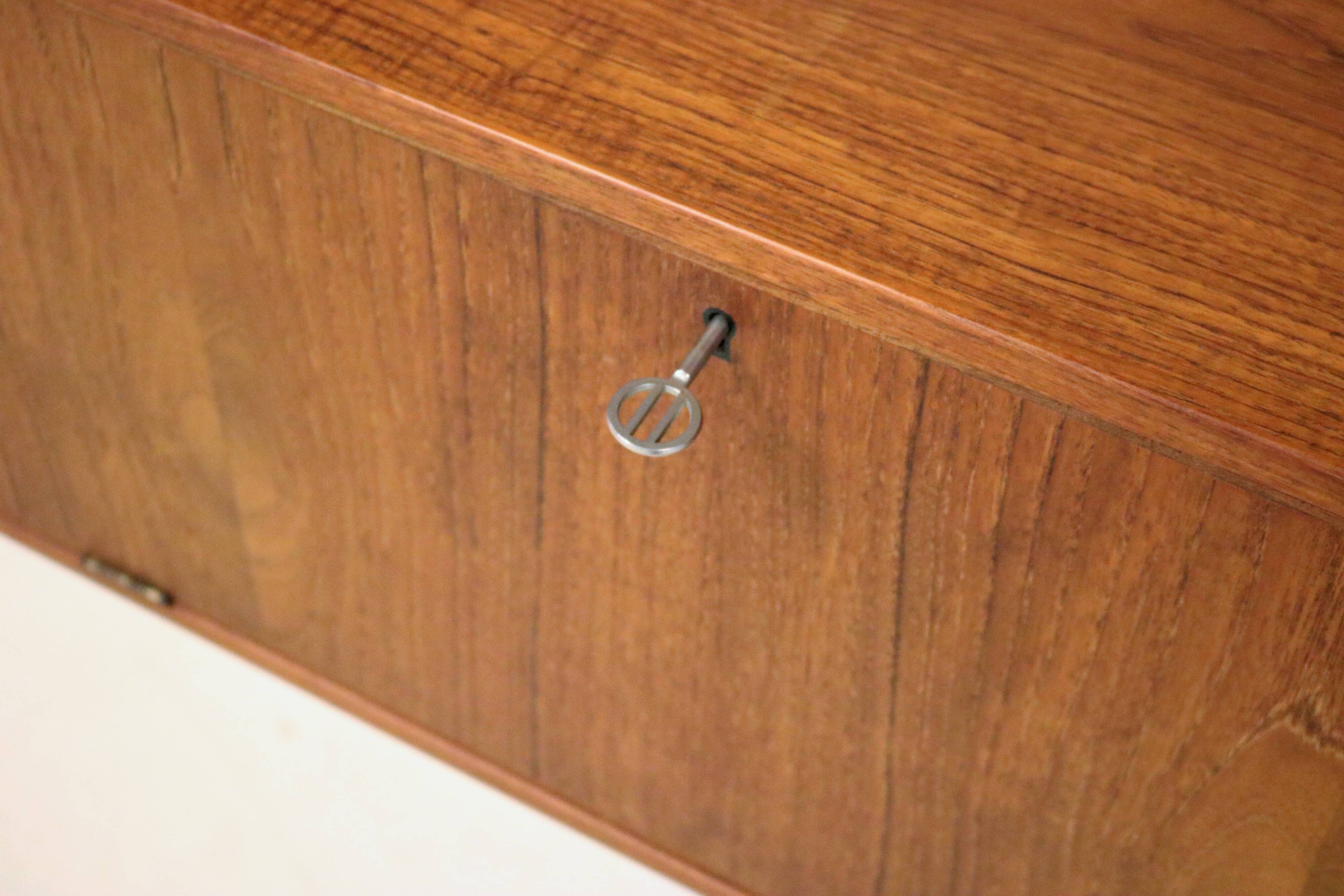 Vintage teak wall unit by Kai Kristiansen