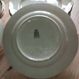 Antique gien table service – niderviller model – exceptional set