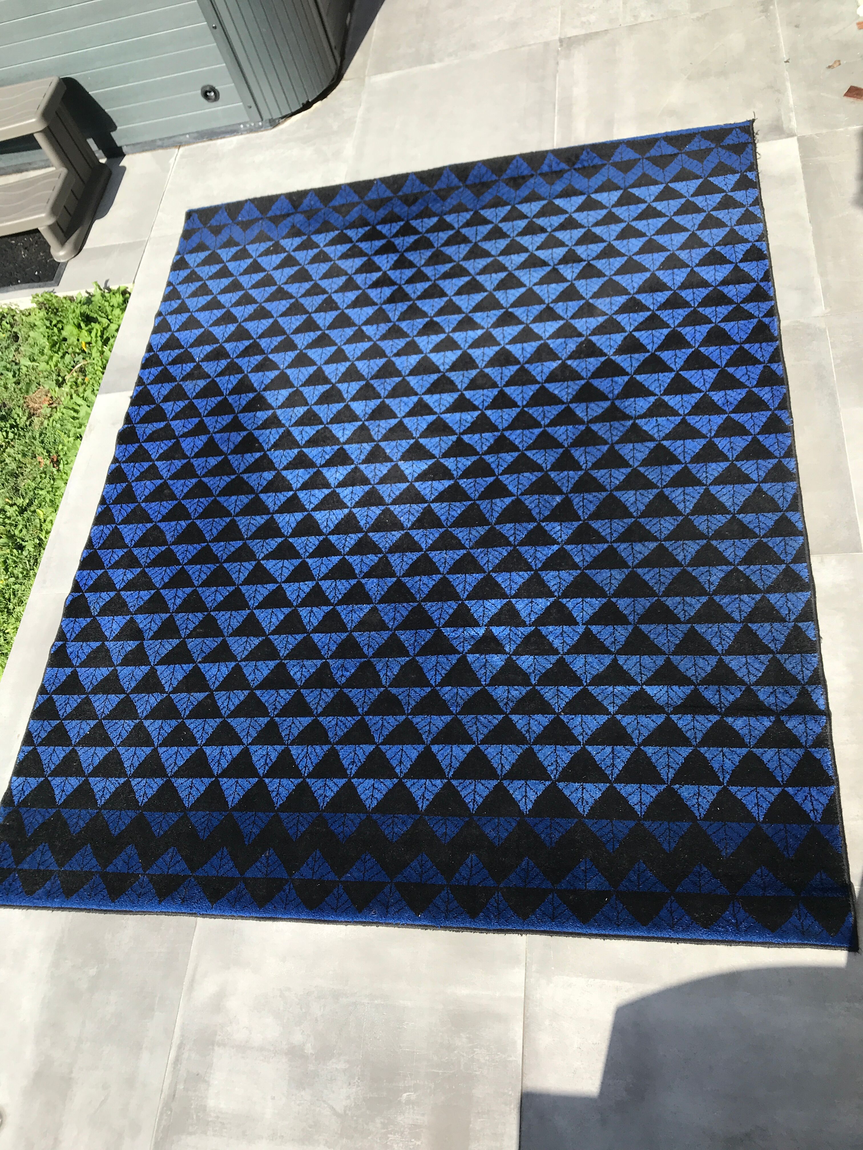 Geometric carpet, 1980 - 199x247cm