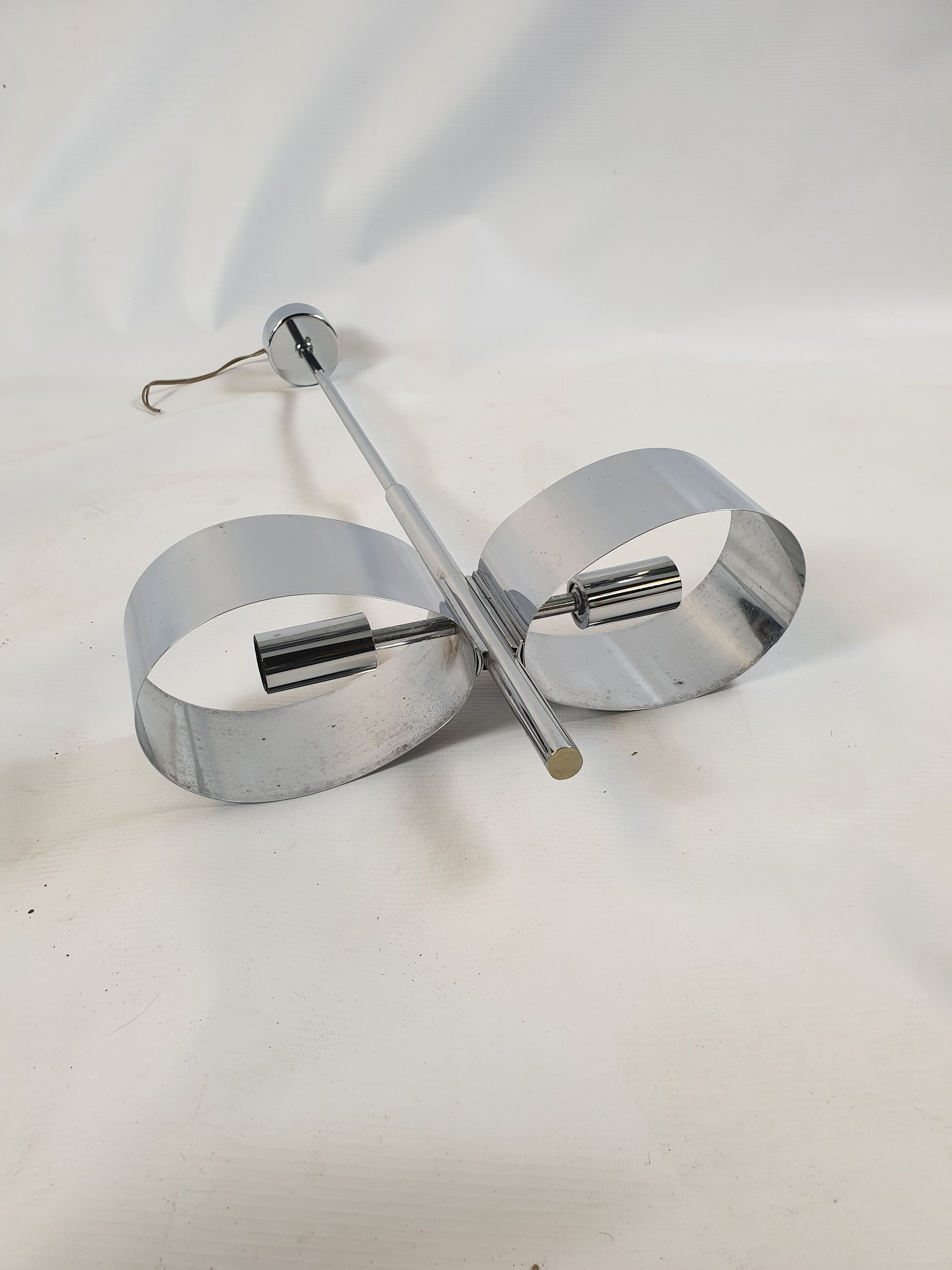 Vintage 70 chromed pendant light