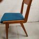 Paire de chaises scandinaves vintage années 50