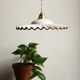 Ceiling lamp, light show shape in vintage ceramic