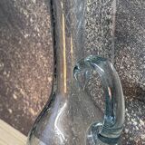 Small bubble glass jug