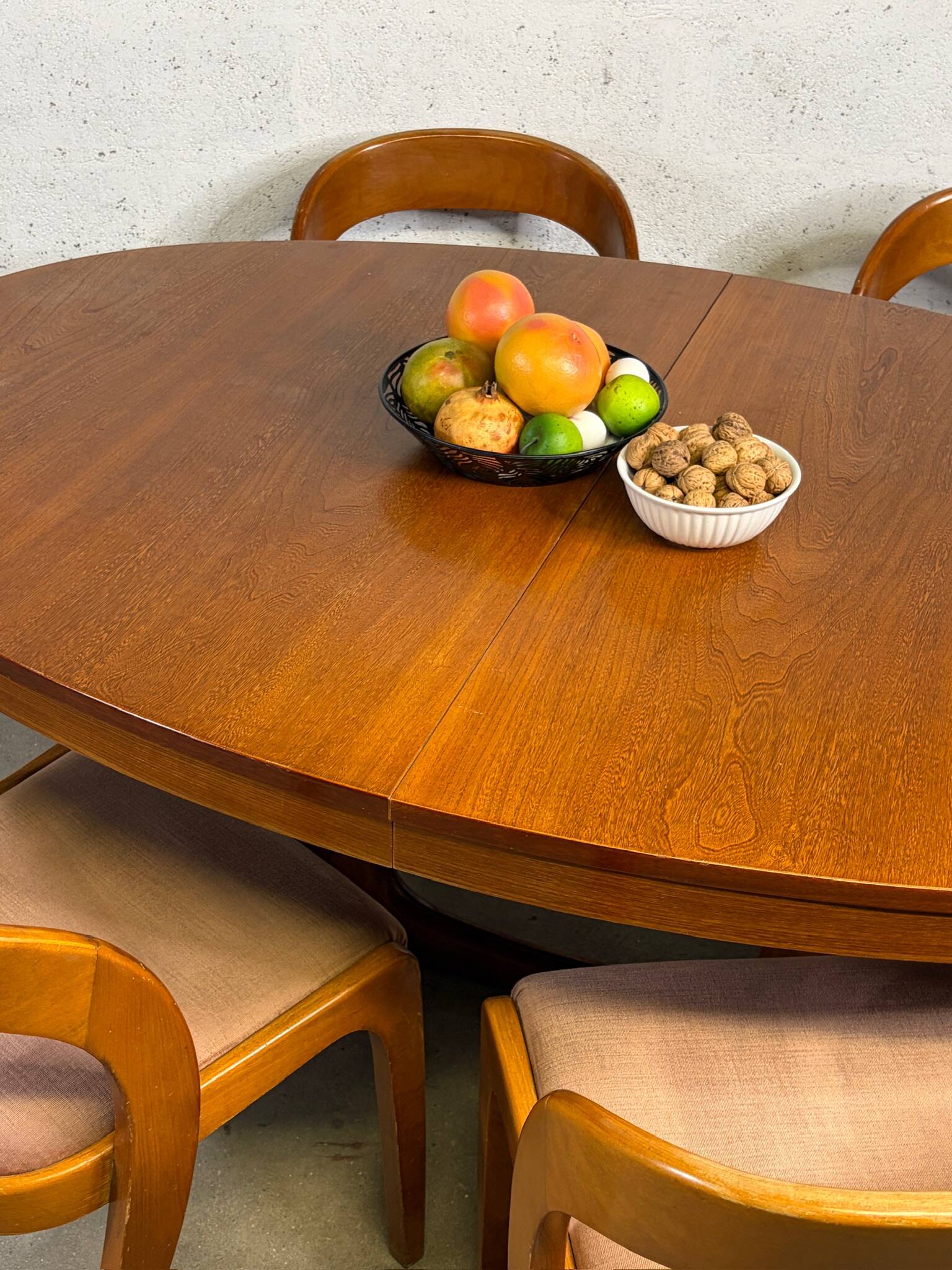 Baumann extendable table, 1960s-70s