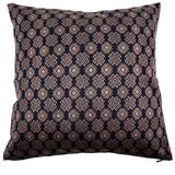 Navy blue and pink Kachin cushion cover (RIDA)