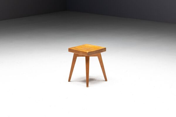 Tabourets de Christian Durupt et Charlotte Perriand, France, années 1960