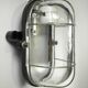 Glass and bakelite wall light