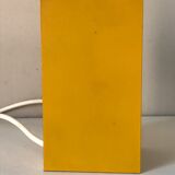Vintage yellow metal modernist lamp or applique 60
