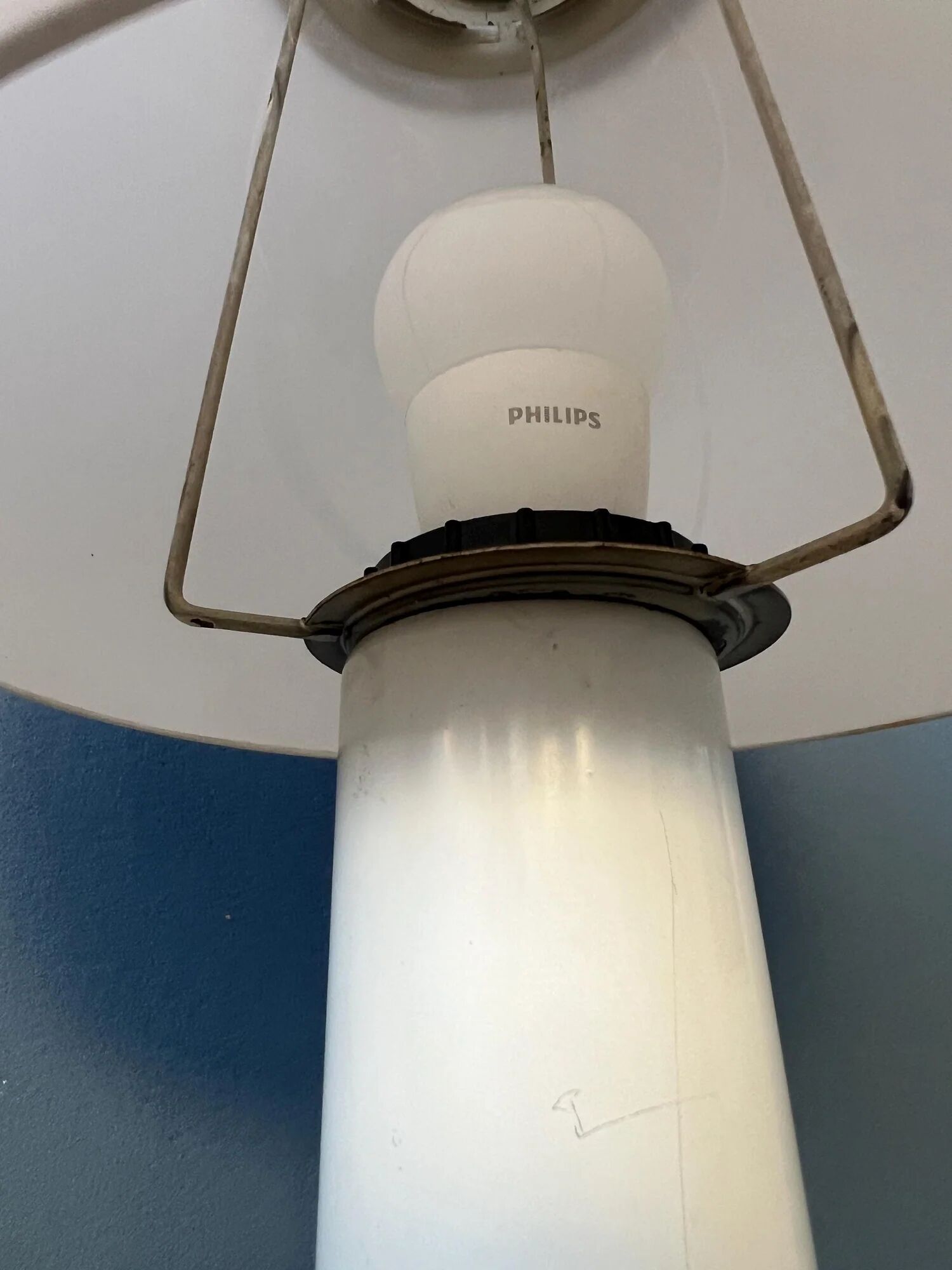 Mid-century Herda Space Age mushroom table lamp