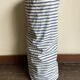 19th century canvas duffel cushion ticking mattress filled with feathers
