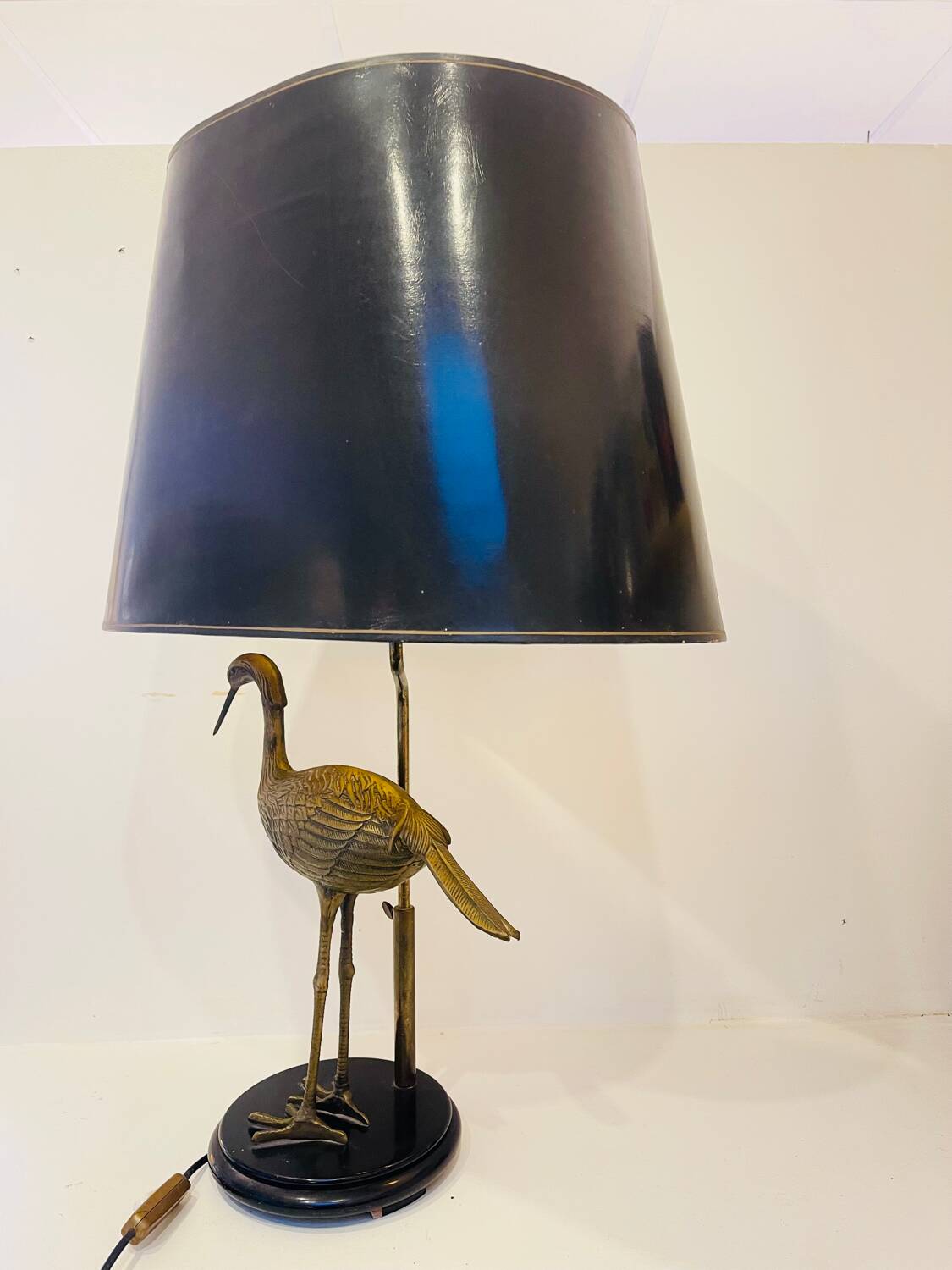 Heron lamp in brass – Maison Le Dauphin, circa 1970