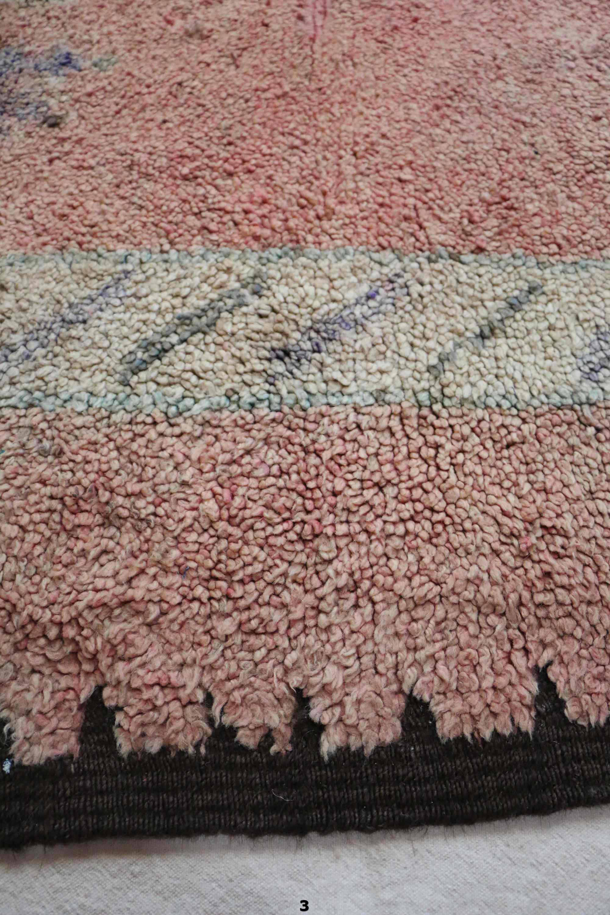 Moroccan carpet Powder pink - 189 x 322 cm