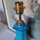 Table lamp attributed to Théodore Deck (1823-1891) in glazed porcelain