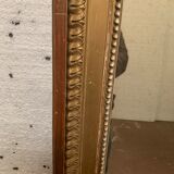 Louis XVI style mirror in wood and gilded stucco XIX century