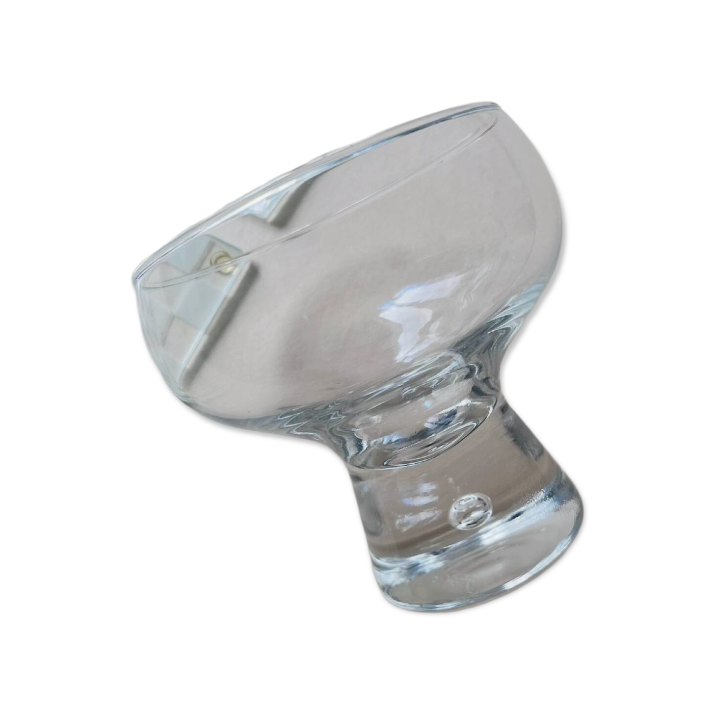 1970s bubble cocktail glass