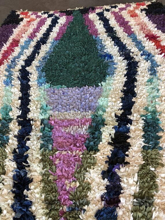 Carpet boucherouite berber 160 x 225 cm