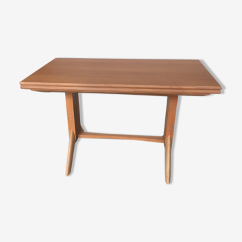 Modular teak table in Scandinavian style