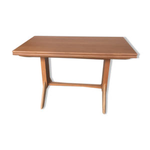 table modulable en teck - style scandinave