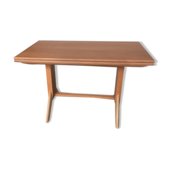 Modular teak table in Scandinavian style