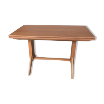 Table modulable en teck de style scandinave