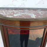 Showcase curved style louis xv