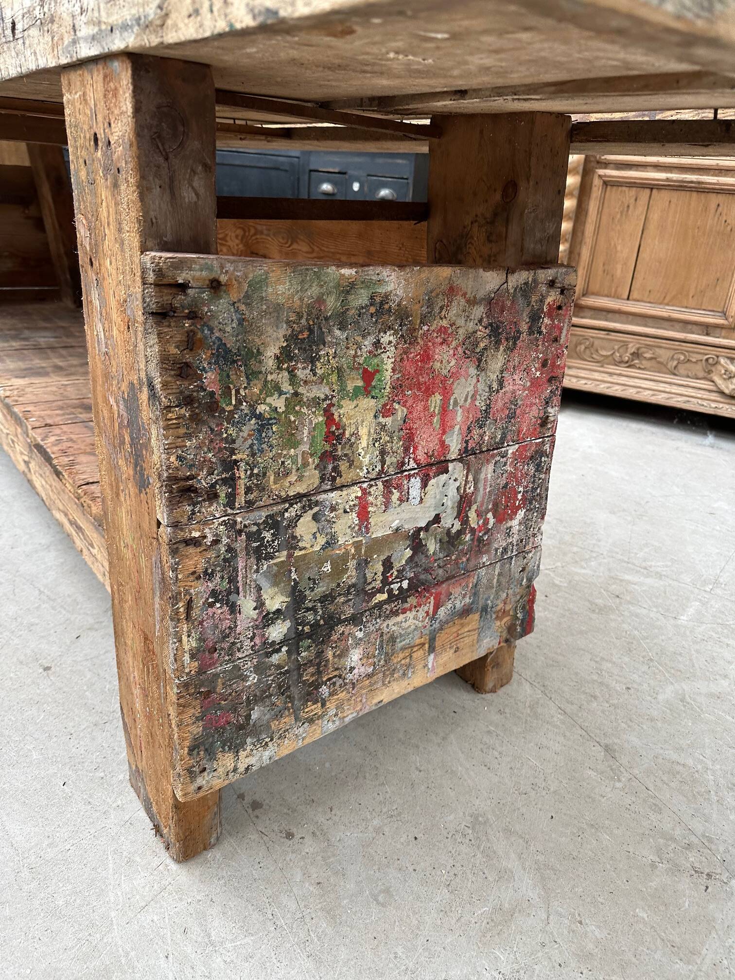 Artist's workbench, early 20th century