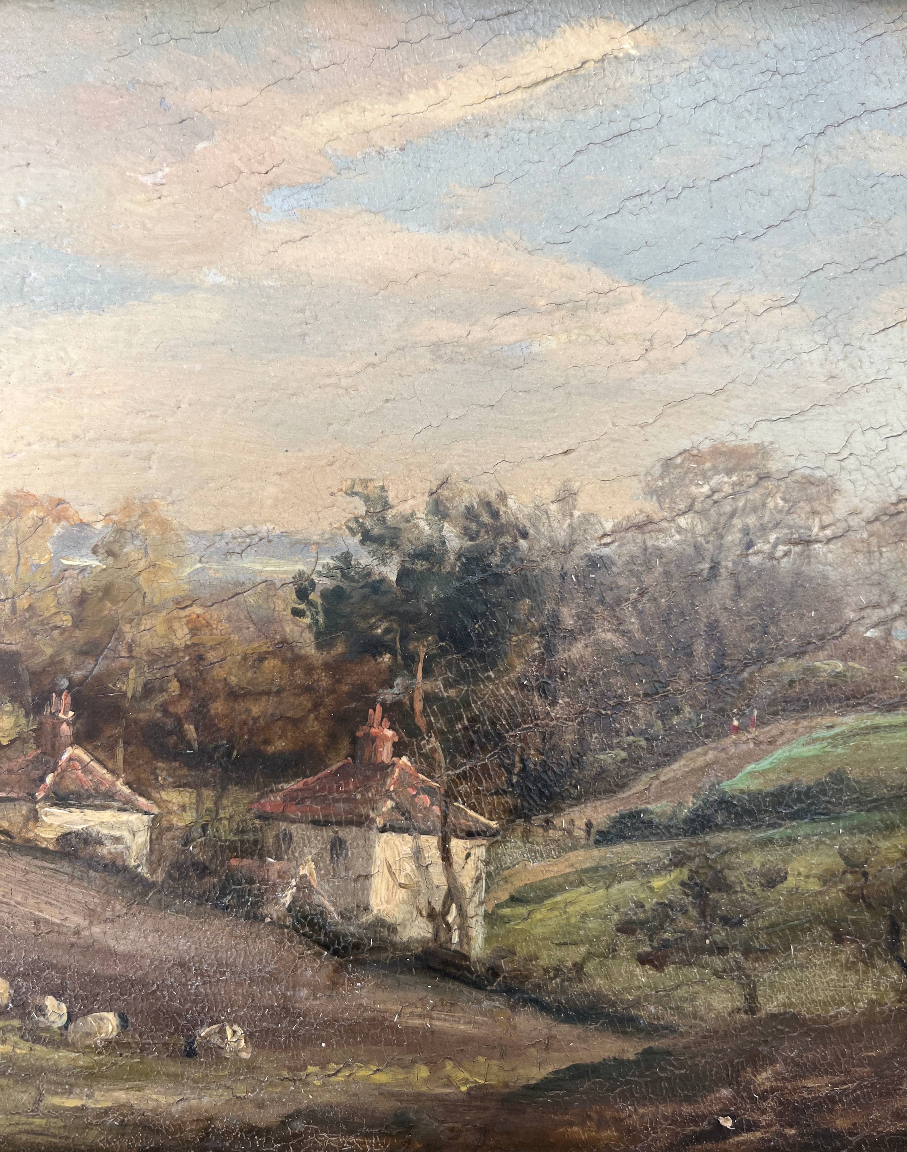 Hsp painting english artist john moore (1820-1902) animated landscape