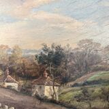 Hsp painting english artist john moore (1820-1902) animated landscape