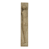 Carved Stone Sculpture of a Reclining Nude. 1960s