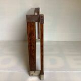 Old tray with art deco wooden handles