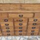 Ancien meuble d'apothicaire 28 tiroirs en teck birman